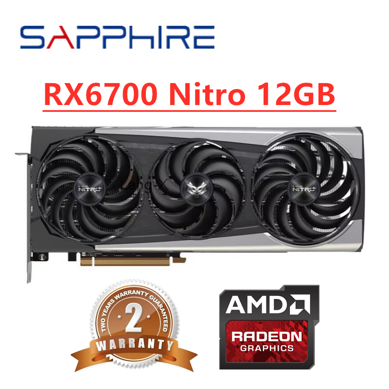 GPU Sapphire RX 6700 XT 6700XT - Rtx 3070 8Gb Graphics Card incelemesi ve fiyatı