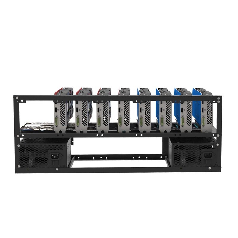 12 GPU Madencilik Rig Çerçeves - 12 Gpu Open Air Frame Case incelemesi ve fiyatı