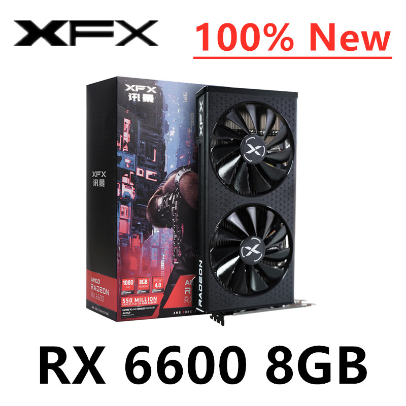 Yeni XFX RX 6600 XT 6600XT 8 G - Rtx 3070 8Gb Graphics Card incelemesi ve fiyatı